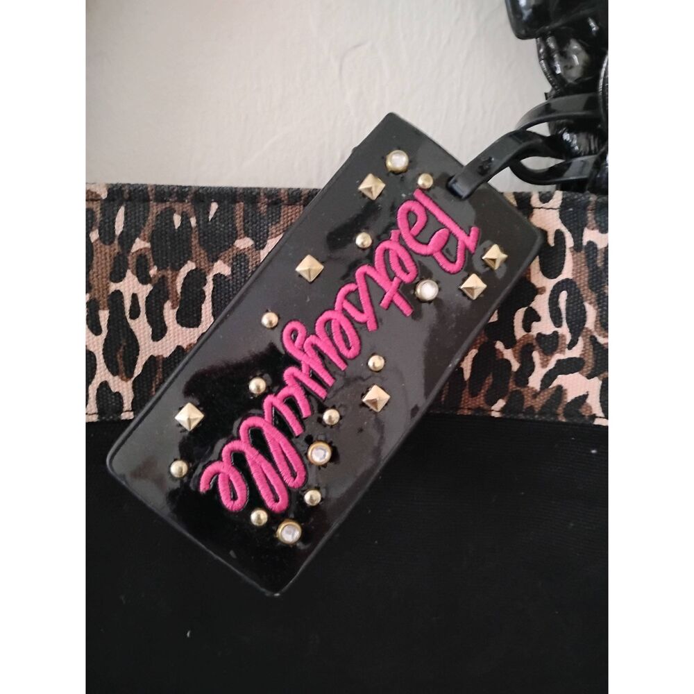 Betseyville Black Pinup Girl Tote Bag - Picture 5 of 5